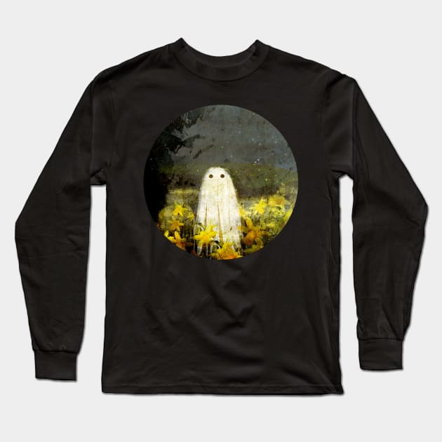 Walter Vintage style Ghost painting Long Sleeve T-Shirt by KatherineBlowerDesigns